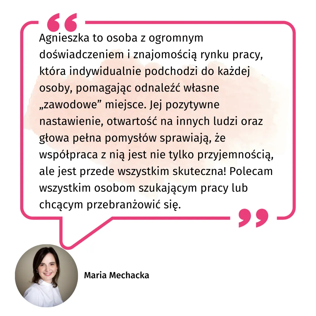 Opinia: Maria Mechacka