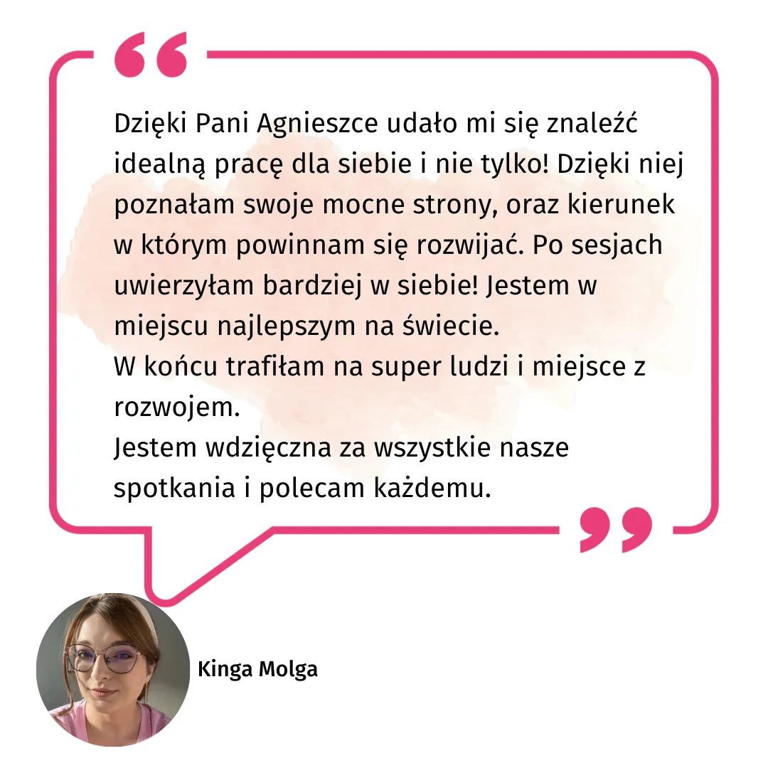 Opinia: Kinga Molga
